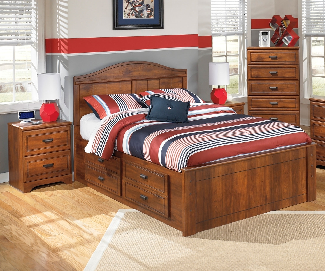 Barchan Captains Bed Full Size
