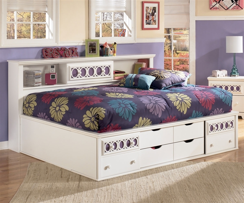 Zayley Bookcase Storage Bed