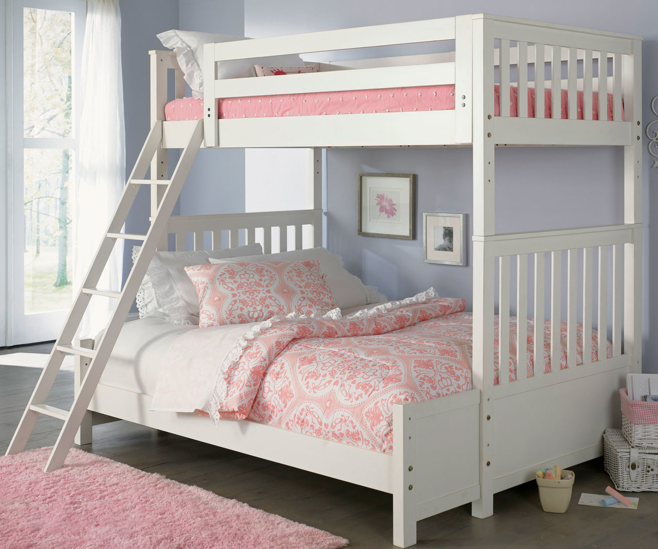 Full Bunk Beds For Your Kids Room, Girls Bunk Beds Twin Over Full